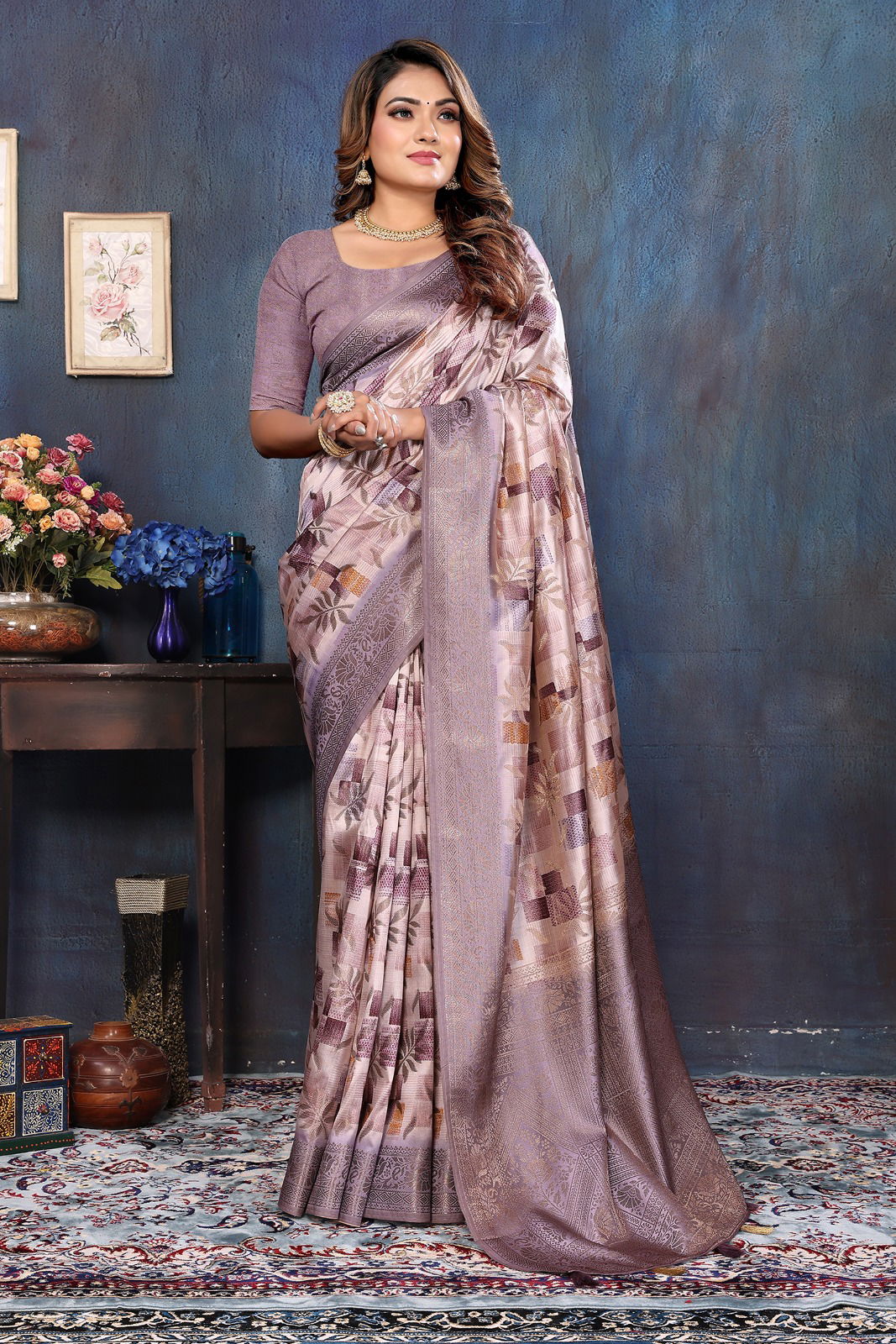 Src Neelima Weaving Digital Printed Sarees Wholesale Shop In Surat